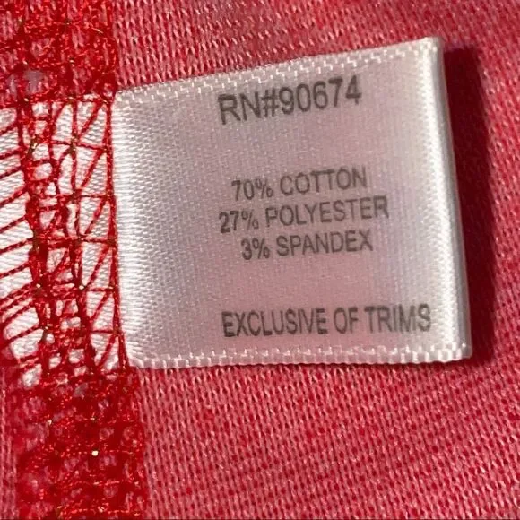 Boston Proper 3/4 Sleeve Red Grommet Terrycloth Tunic Mini Dress Size Small - Picture 13 of 16